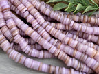 Lt Lilac - Heishi Shell Disc - 6mm - 10" Strand