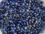 Blue - Luster Glass Bead Mix  - 3-6mm - 100gr.