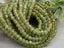 Olive Lined Crystal Bicone - 4mm - 10" Strand