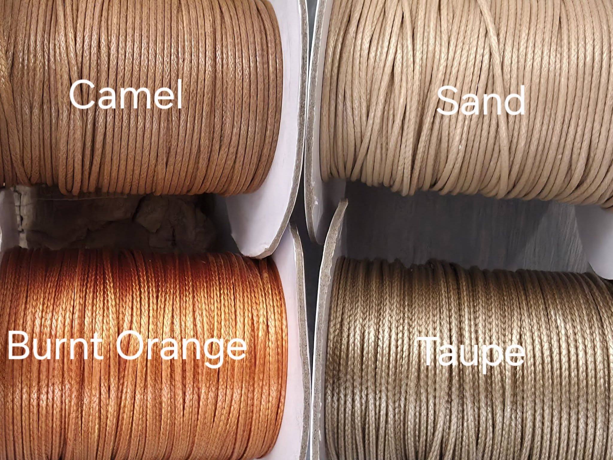 Combo 4 - Korea Waxed Polyester Cord - 1mm - 20yds Secondary image