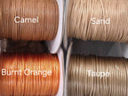 Combo 4 - Korea Waxed Polyester Cord - 1mm - 20yds