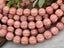 Dusty Rose Luster - Czech Melon Beads - 8mm - 15pcs