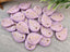 Powdery Lavender - Czech Apple Leaves - 18x13mm - 6pcs