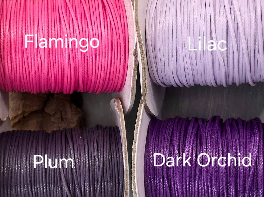 Combo 3 - Korea Waxed Polyester Cord - 1mm - 20yds