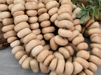 Natural Riverstone - Irregular Pebble Gemstone - 8" Strand