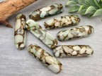 Stone - Curved Bracelet Bar - 35x12mm