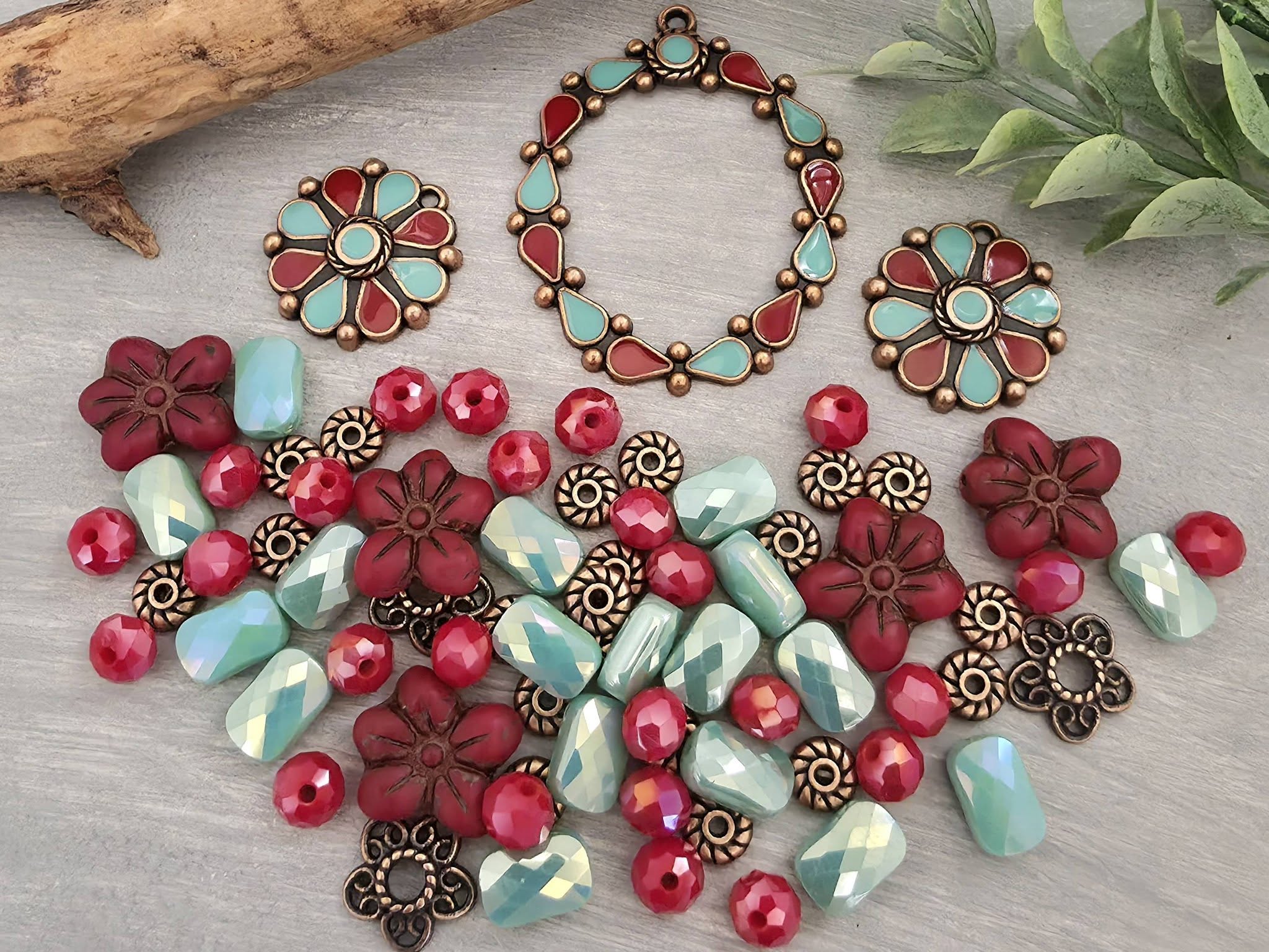 Southwest Boho - Designer Czech & Crystal DIY Kit Main image