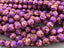 Amethyst Mosaic - Turquoise Beads - 8mm - 7.5" Str.