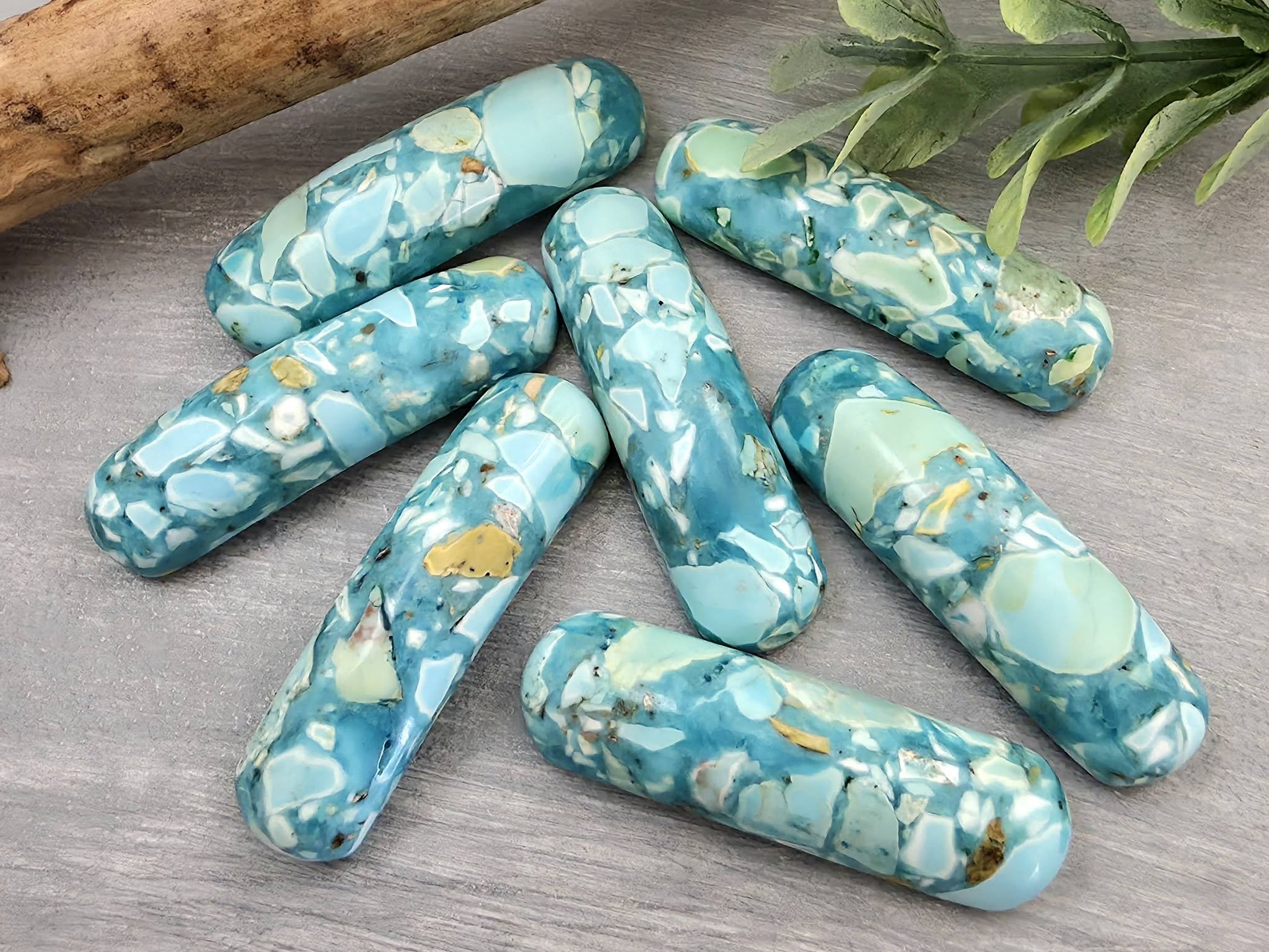 Lagoon - Curved Bracelet Bar - 35x12mm Main image