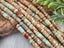 Snake Skin - Cylinder Rondelle Mix - 8" Str.