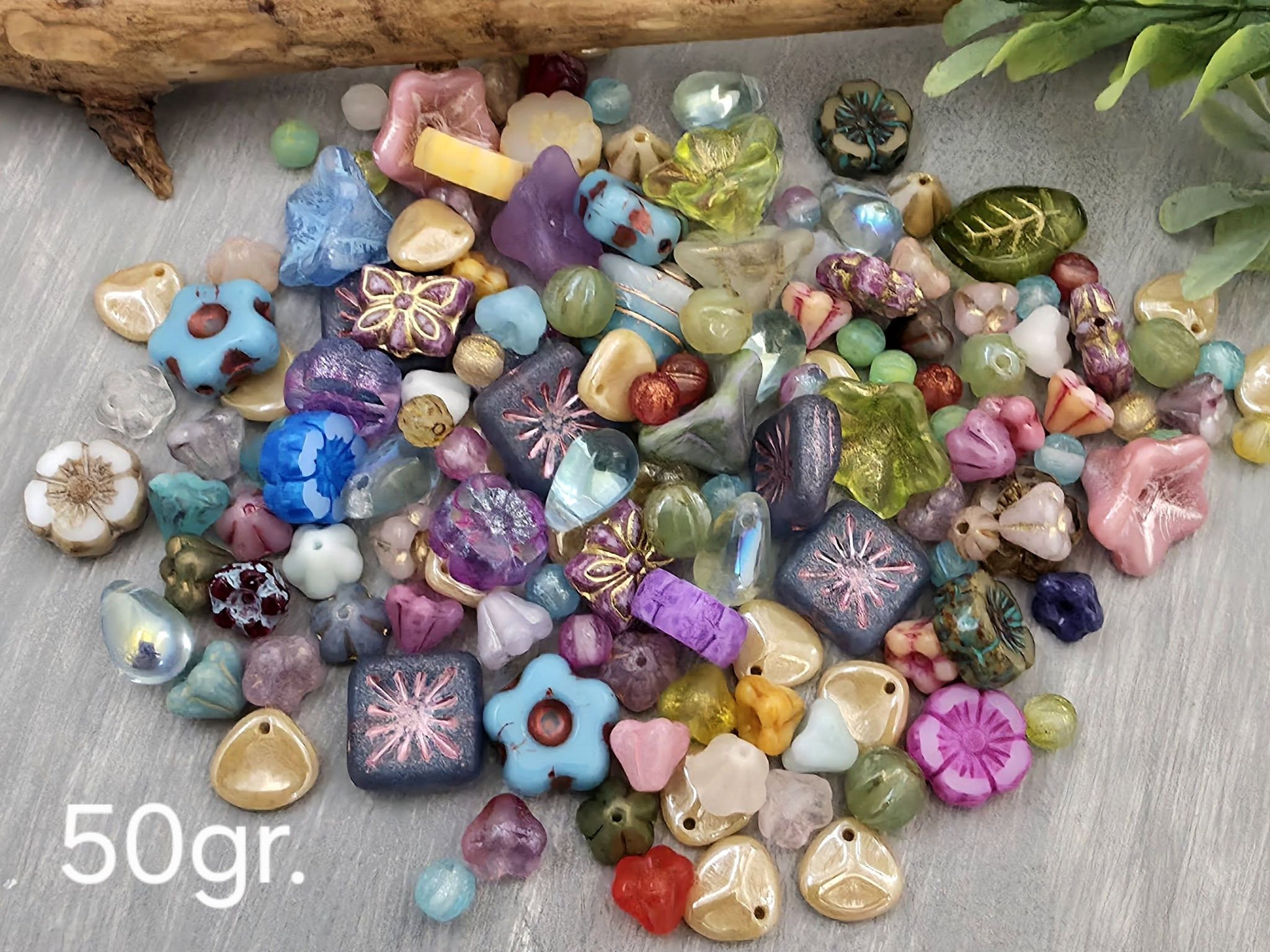 Whimsical Spring - Designer Czech Mix - Assort Size