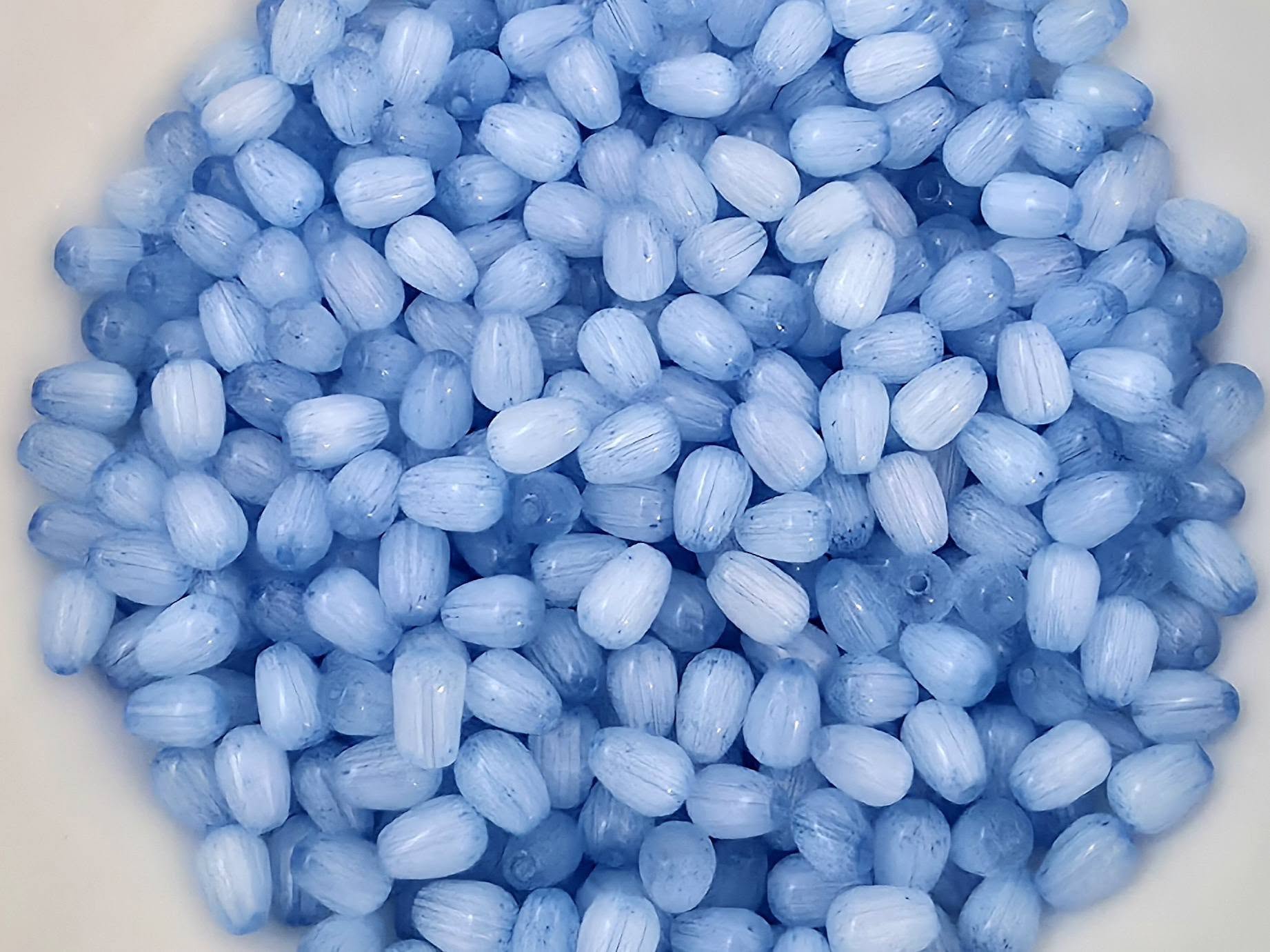 Satin Demin - Mini Glass Fiber Optic Teardrops - 20grms Main image