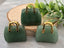 Green Aventurine - Genuine Gemstone Handbag - 25x27x10mm - 1pc