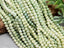 Pistachio - AB Glass Crystals - 4mm - 15" Str.