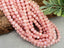 Rose Pink - Faceted Glass Crystals - 4mm - 15" Str.