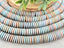 Rainbow - Alashan Agate Disc Dyed Stone - 8mm - 5"Str.