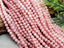 Antique Mauve Rose - AB Glass Crystals - 4mm - 15" Str.
