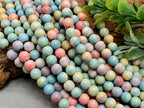 Alashan Agate Rainbow Stone (Dyed) - 6mm - 15.5" Str.