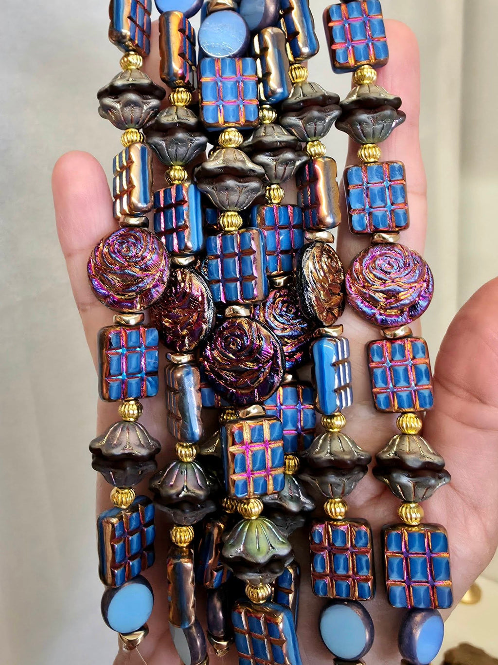 Midnight Mosaic Rose - INSPIRE by Czechs Designer Strand