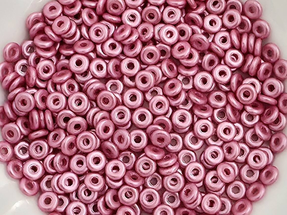 Pastel Pink - Czech O Beads - 4mm - 5gr.