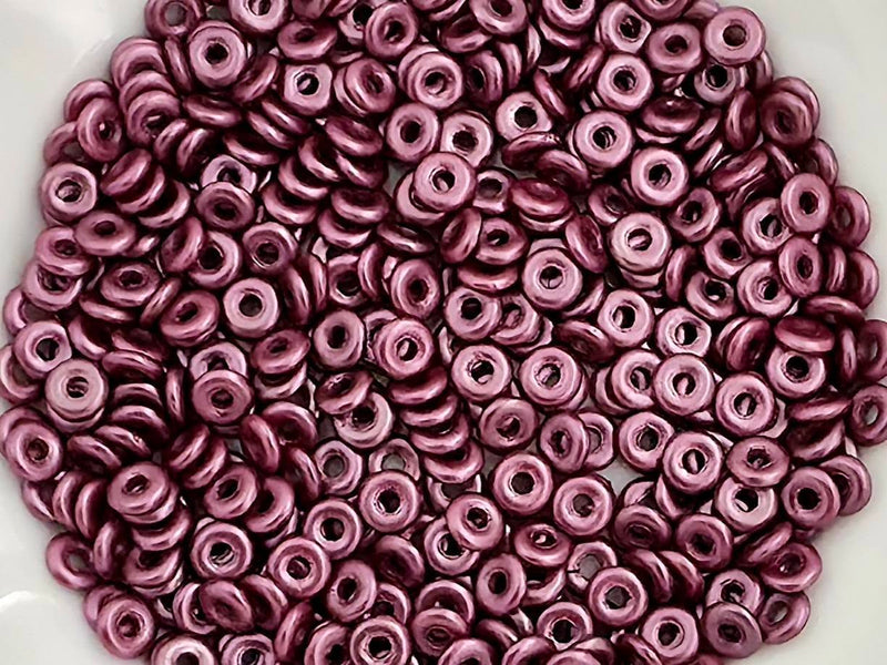 Pastel Plum - Czech O Beads - 4mm - 5gr.