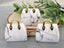 Howlite - Genuine Gemstone Handbag - 25x27x10mm - 1pc