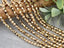 14k Diamond Cut Hematite - 3mm - 8" Str.