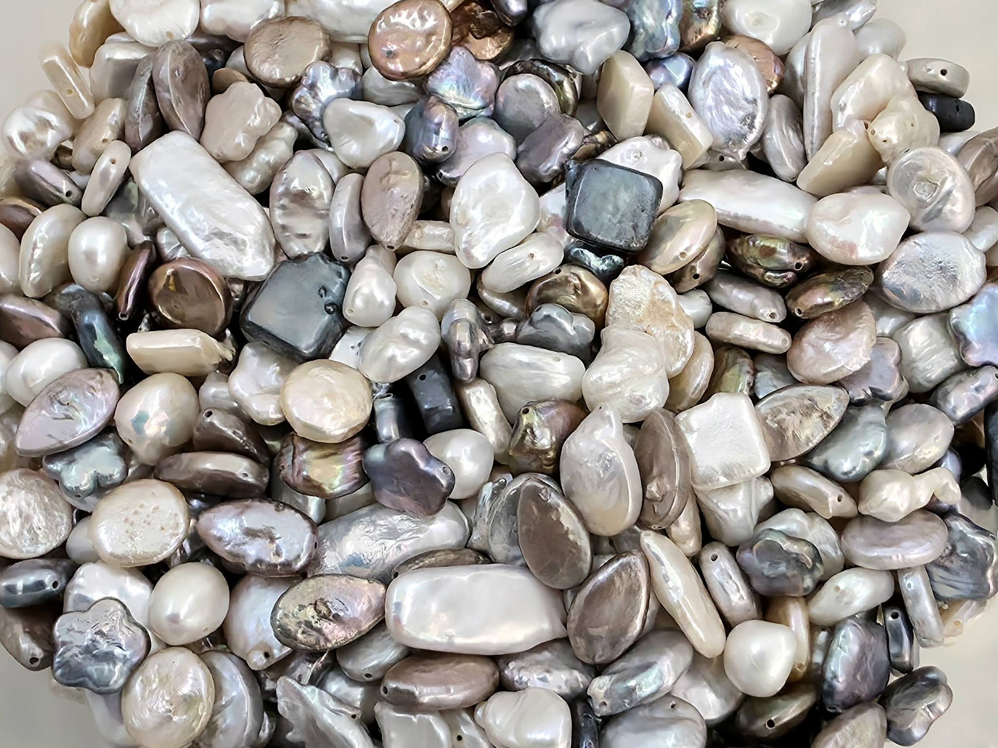 Irregular AB Baroque Freshwater Pearls - SAVE 20% Main image