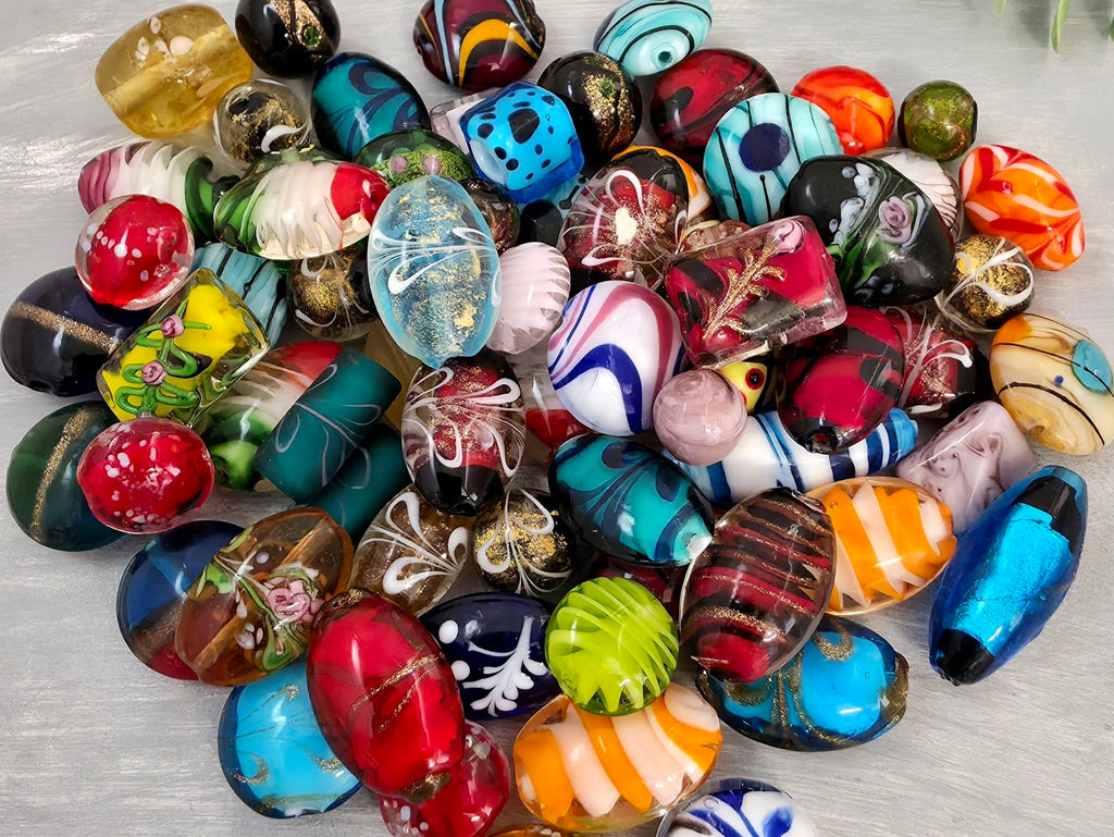 Lampwork Bead Mix - 5pcs