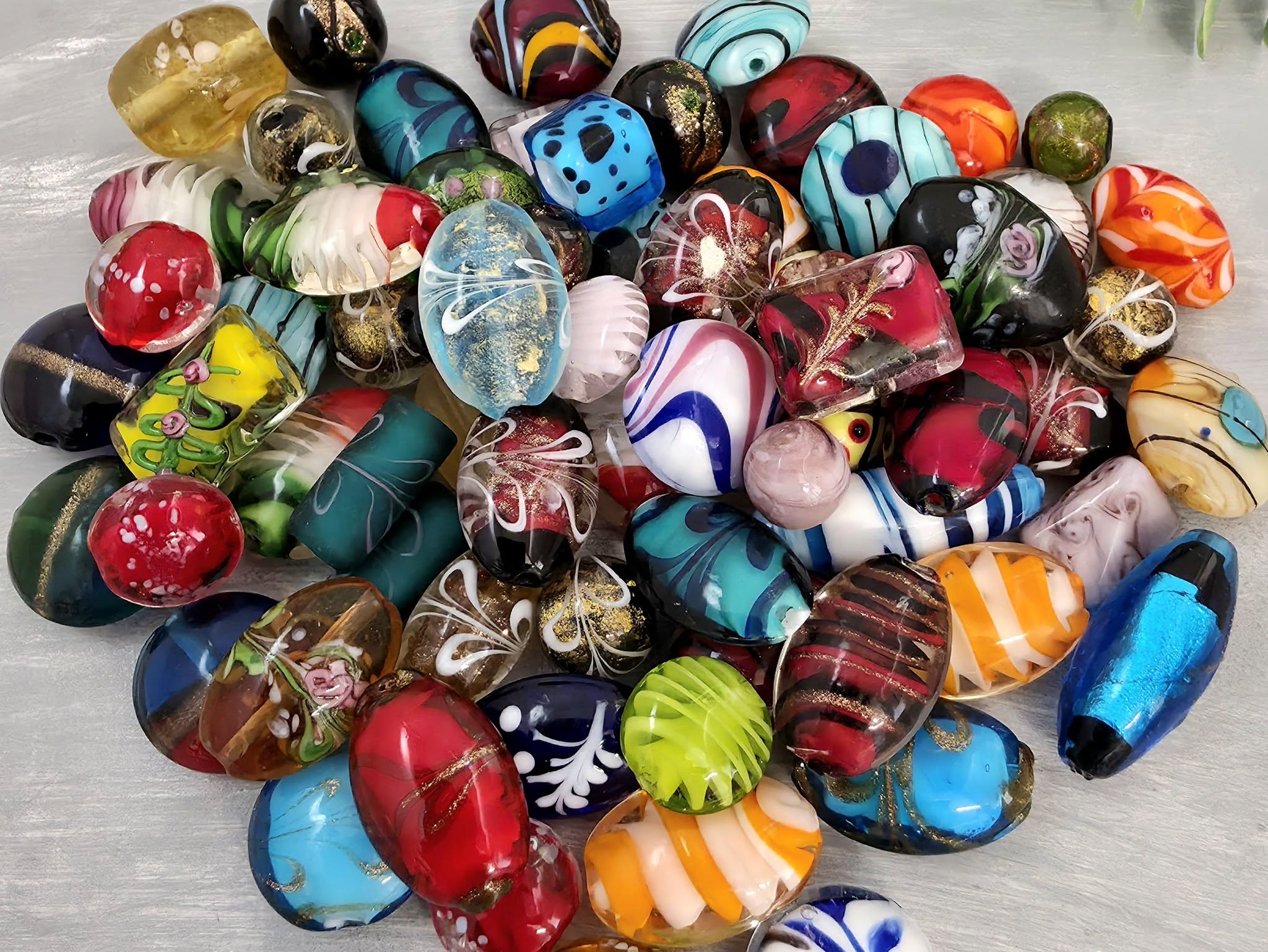 Lampwork Bead Mix - 5pcs