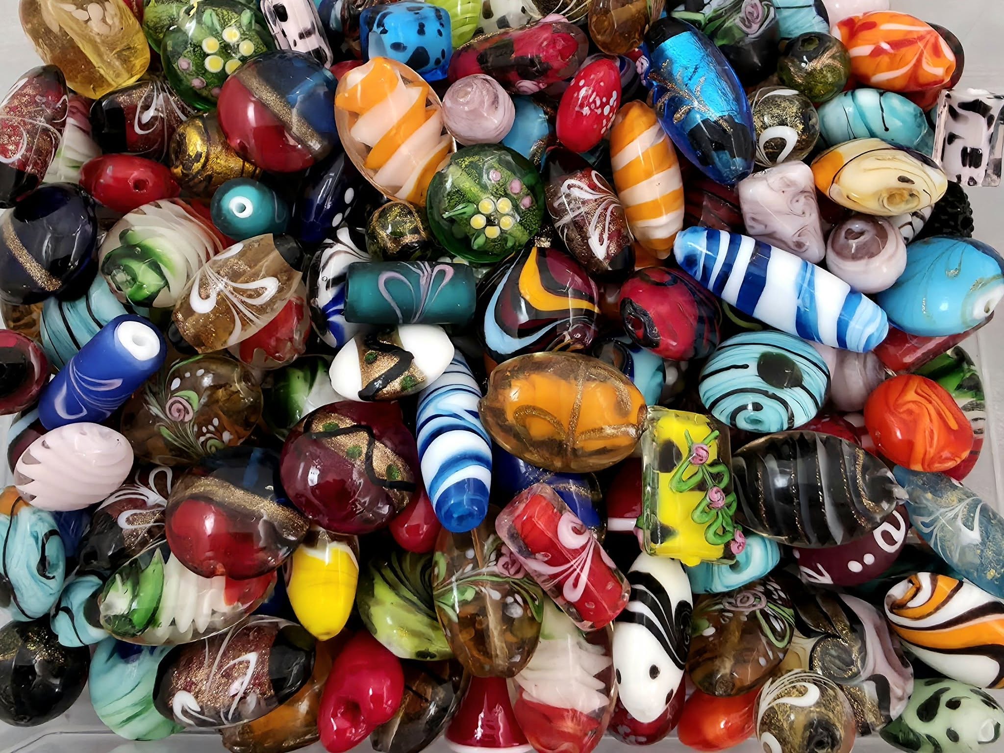 Lampwork Bead Mix - 5pcs