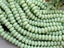 Matte Apple Green - Glass Disc Rondelles - 8x4mm - 15" Str.