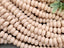 Matte Peach Pink - Glass Disc Rondelles - 8x4mm - 15" Str.
