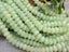 Frosted AB Apple Green - Glass Disc Rondelles - 8x4mm - 15" Str.
