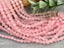 Pink Quartz - Faceted Gemstone Rondelle - 4mm - 15" Str.