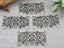 Antique Silver Art Deco Floral - Rectangle Filigree Brass Connector - 30x15mm - 4pcs