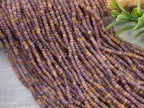 10/0 Aged Matte Lavender Medley Picasso - Czech Seed Bead Mix - 20" Str.