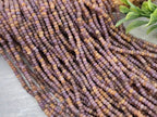 10/0 Aged Matte Lavender Medley Picasso - Czech Seed Bead Mix - 20" Str.