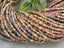 10/0 Aged Pink Medley Picasso - Czech Seed Bead Mini Bugle Mix - 20" Str.