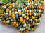 2/0 Aged Bonsai Picasso - Czech Seed Bead Mix - 6mm - 10" Str.