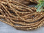 KC Gold Plated - Faceted Hematite Rondelle Beads - 15.5" Strand