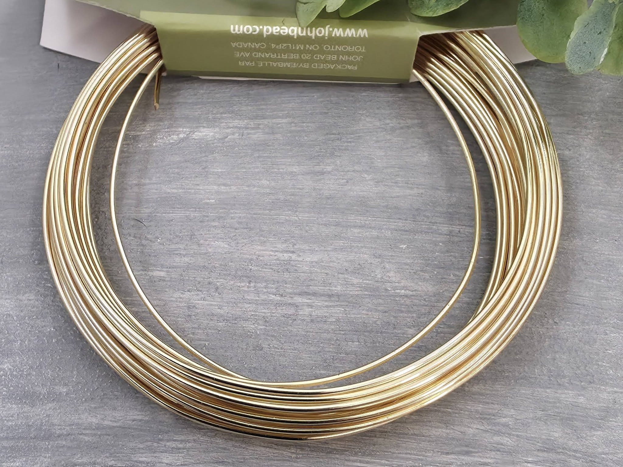 20g Tarnish Resistant - German Style Wrapping Wire - 6 Meters Secondary image