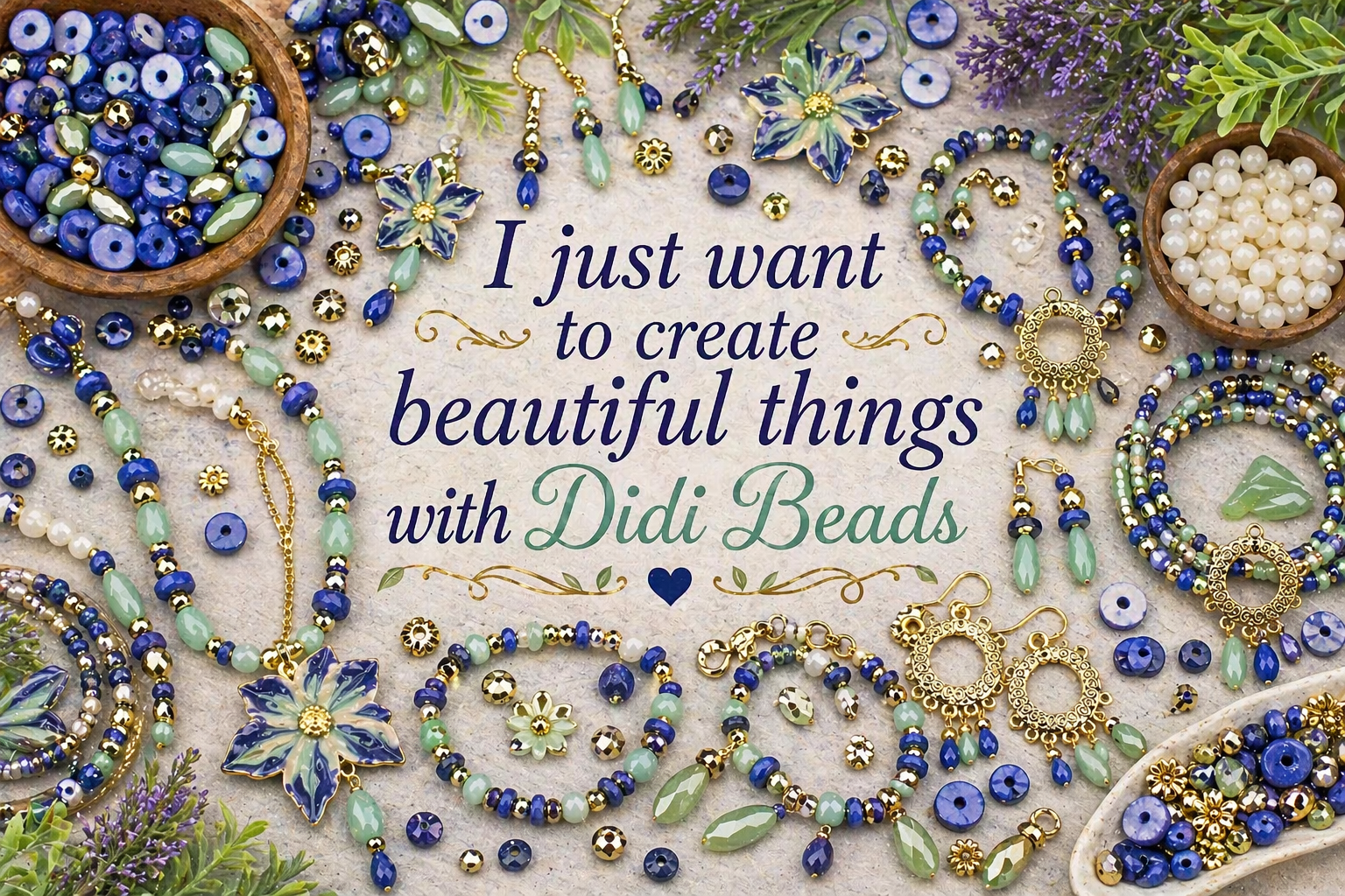 Indigo Blossom Reverie - Designer DIY Kit Main image