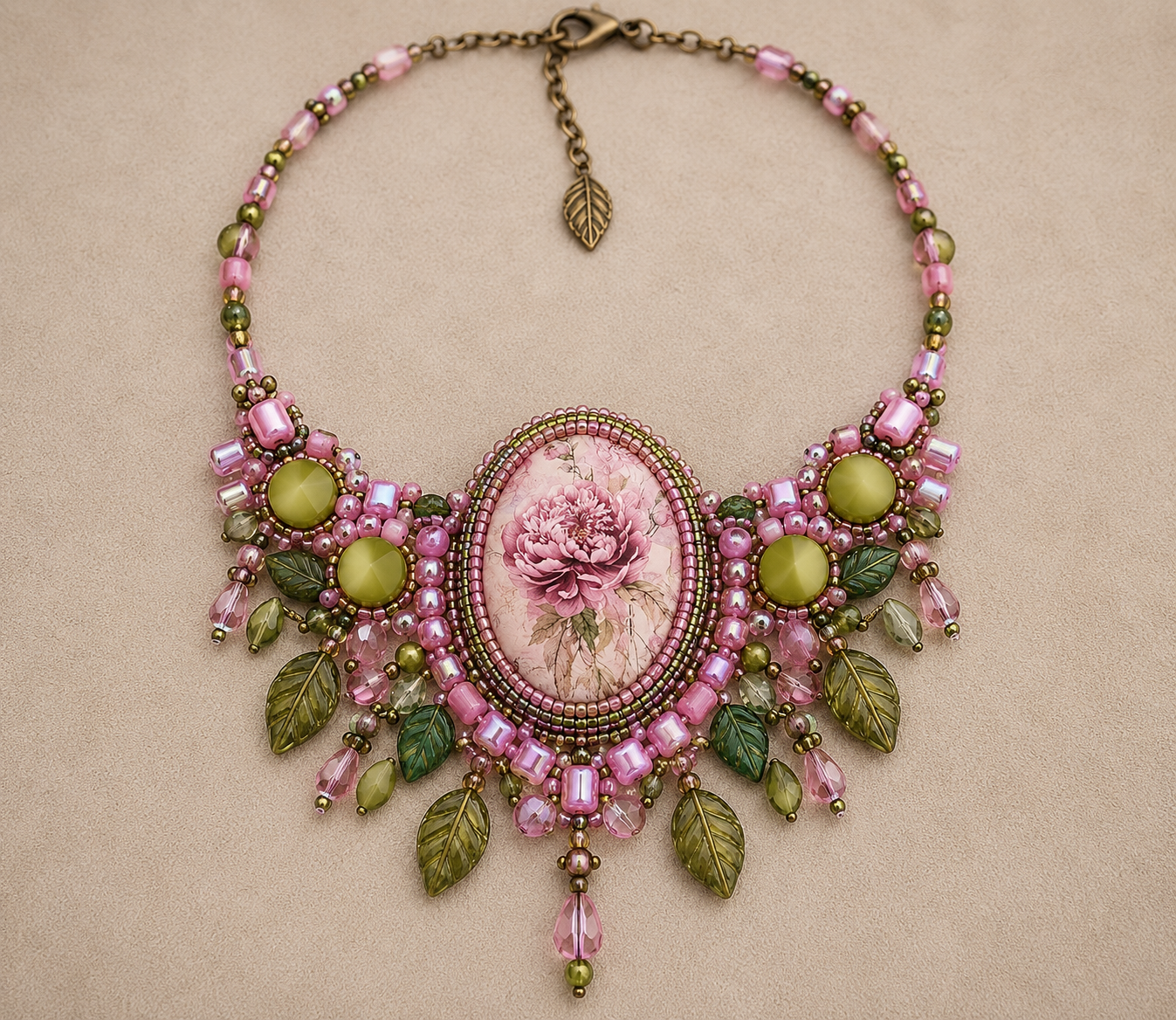 Whispering Peony - Designer Cabochon DIY Kit Secondary image
