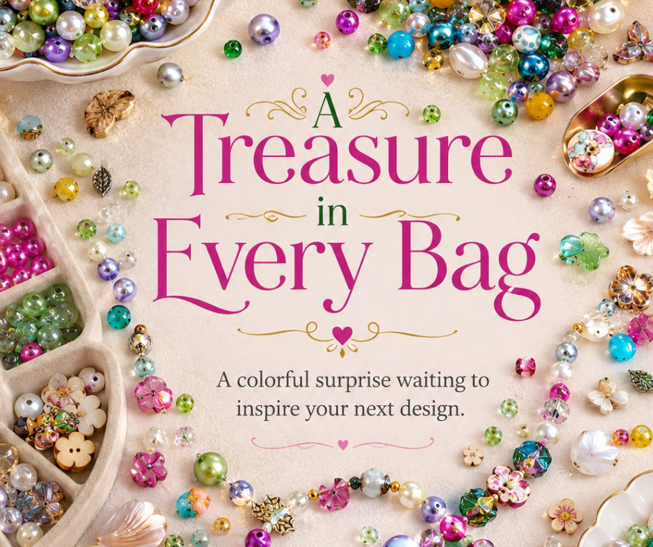 NEW MIX !! Treasure Bag - Bead Soup Mix - 100gr. Secondary image