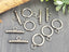Stainless Steel Toggle Clasps - 14mm -19mm - 5 sets