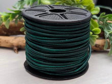 Charger l&#39;image dans la galerie, Antique Turquoise - Distressed Leather Cord - 1yd #413
