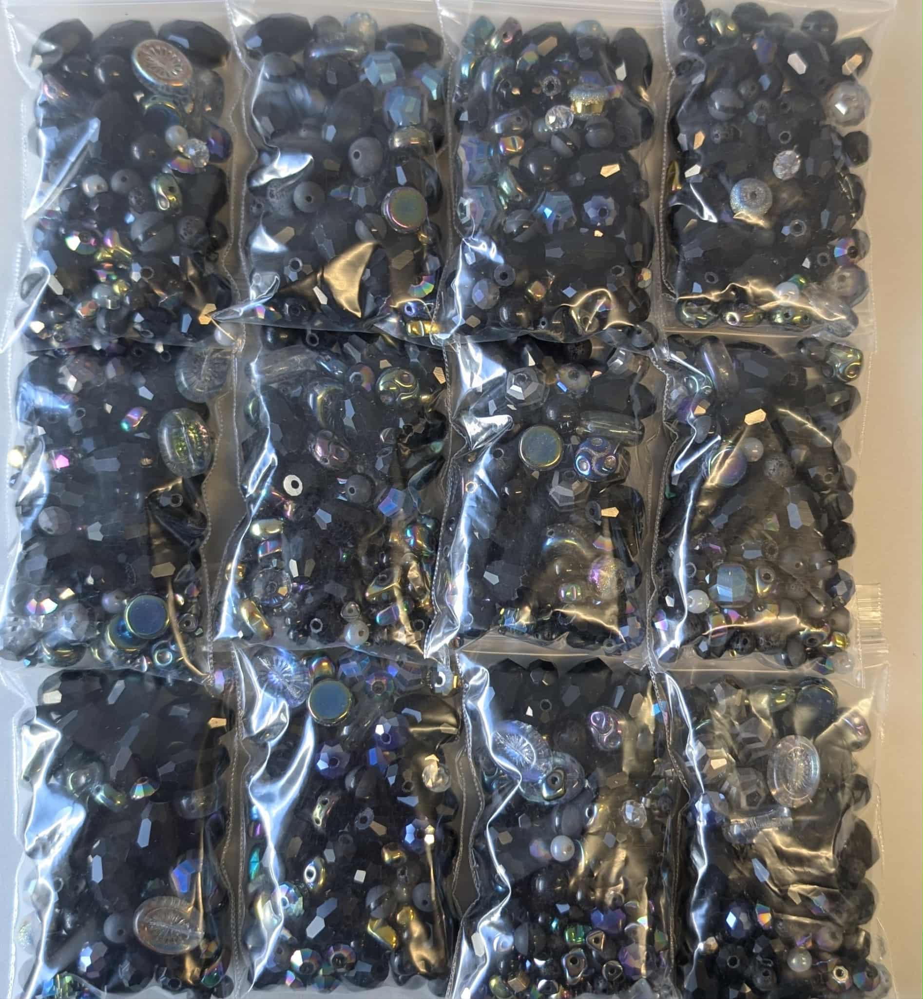 Midnight Aurora - Designer Bead Mix - 50grms