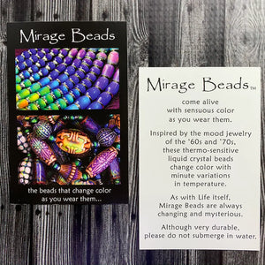 Mirage Mood Beads - 12x5mm Rice - 1pc