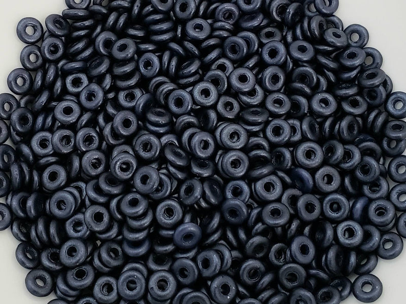 Pastel Montana Blue - Czech O Beads - 4mm - 5gr./Appr. 200pcs